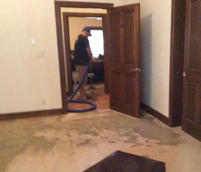 Master bedroom flood in Flagstaff, AZ.