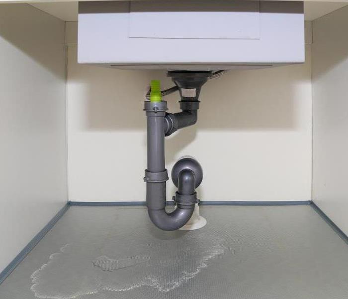 A drainage system under sink